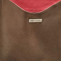 Marc Jacobs Bronze/Pink Leather Tablet Case