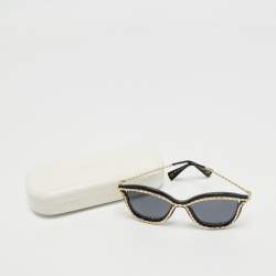  Marc Jacobs Black/Gold Marc 160/S Cat Eye Sunglasses