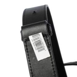 Marc Jacobs Black Monogram Embossed Leather Shoulder Strap