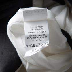 Pre Owned Marc Jacobs Monochrome Colorblock Cotton Mohair Blend Sleeveless Dress S