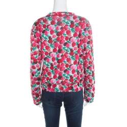 Pre Owned Marc Jacobs Multicolor Floral Print Sweatshirt M