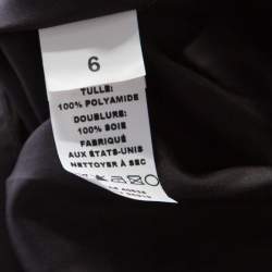 Pre Owned Marc Jacobs Hot Pink Crinkled Silk Tulle Layered Maxi Skirt M