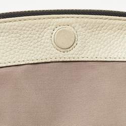 Marc Jacobs Light Beige Leather Recruit Nomad Saddle Shoulder Bag