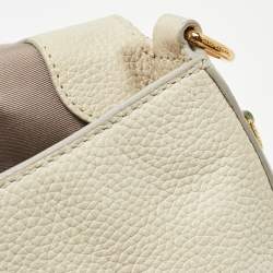 Marc Jacobs Light Beige Leather Recruit Nomad Saddle Shoulder Bag