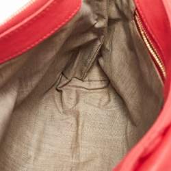 Marc Jacobs Red Quilted Leather Large Single Flap Shoulder Bag