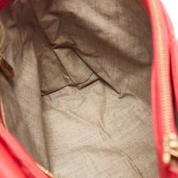 Marc Jacobs Red Quilted Leather Large Single Flap Shoulder Bag