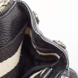 Marc Jacobs Black Leather Recruit East West Tote