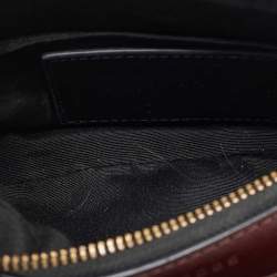 Marc Jacobs Black/Red Patent Leather Snapshot Camera Crossbody Bag