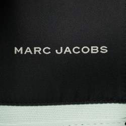 Marc Jacobs Mint Green/Black Canvas Medium The Tote Bag 