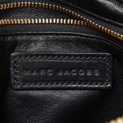 Marc Jacobs Multicolor Python, Leather and Canvas Shoulder Bag