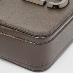 Marc Jacobs Metallic/Green Patent Leather Snapshot Camera Crossbody Bag
