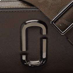 Marc Jacobs Metallic/Green Patent Leather Snapshot Camera Crossbody Bag