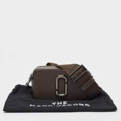 Marc Jacobs Metallic/Green Patent Leather Snapshot Camera Crossbody Bag
