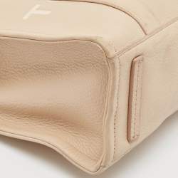 Pre Owned Marc Jacobs Beige Leather Medium The Tote Bag 