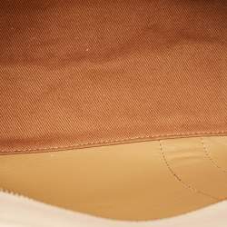 Pre Owned Marc Jacobs Beige Leather Medium The Tote Bag 