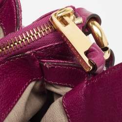 Marc Jacobs Fuchsia Quilted Leather Chain Shoulder Bag