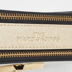 Pre Owned Marc Jacobs Gold/Silver Leather Snapshot Camera Crossbody Bag