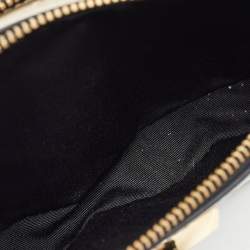 Pre Owned Marc Jacobs Gold/Silver Leather Snapshot Camera Crossbody Bag