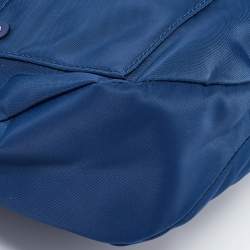 Pre Owned Marc Jacobs Blue Nylon and Leather Preppy Natasha Crossbody Bag