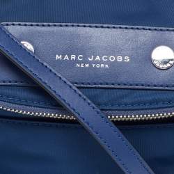 Pre Owned Marc Jacobs Blue Nylon and Leather Preppy Natasha Crossbody Bag
