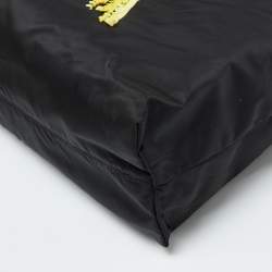 Marc Jacobs Black Nylon and Leather Tropical Chappy Bird Shopper Tote
