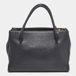 Marc Jacobs Black Leather Lock That Tote