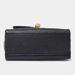 Marc Jacobs Black Leather Lock That Tote