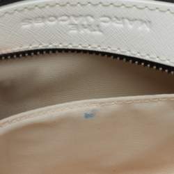 Pre Owned Marc Jacobs White Patent Leather Snapshot Crossbody Bag