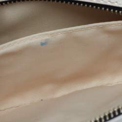 Pre Owned Marc Jacobs White Patent Leather Snapshot Crossbody Bag