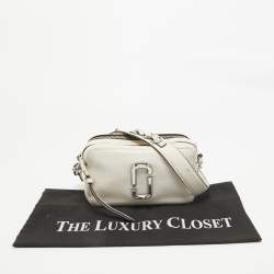 Marc Jacobs Off White Leather The Sofshot Camera Bag