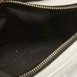 Marc Jacobs Off White Leather The Sofshot Camera Bag