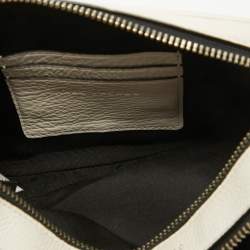 Marc Jacobs Off White Leather The Sofshot Camera Bag