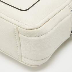 Marc Jacobs Off White Leather The Sofshot Camera Bag