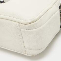 Marc Jacobs Off White Leather The Sofshot Camera Bag