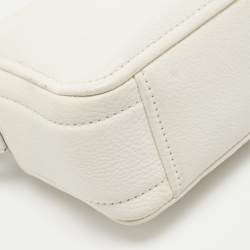 Marc Jacobs Off White Leather The Sofshot Camera Bag