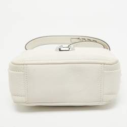 Marc Jacobs Off White Leather The Sofshot Camera Bag