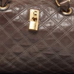Pre Owned Marc Jacobs Beige Quilted Leather Westside Boston Bag