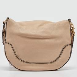 Marc Jacobs Beige Leather Small The Drifter Shoulder Bag