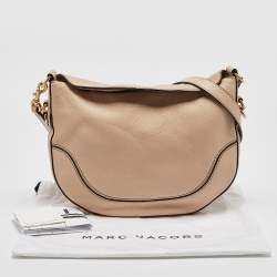 Marc Jacobs Beige Leather Small The Drifter Shoulder Bag