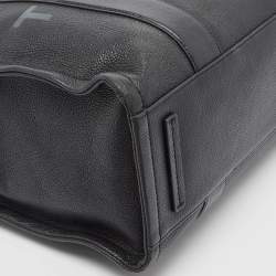 Marc Jacobs Black Leather Large The Tote Bag