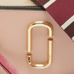 Marc Jacobs Tri Color Leather Snapshot Camera Crossbody Bag