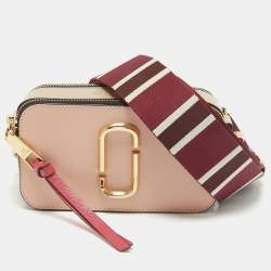 Marc Jacobs Tri Color Leather Snapshot Camera Crossbody Bag
