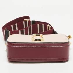 Marc Jacobs Tri Color Leather Snapshot Camera Crossbody Bag