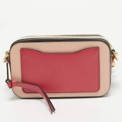 Marc Jacobs Tri Color Leather Snapshot Camera Crossbody Bag