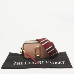 Marc Jacobs Tri Color Leather Snapshot Camera Crossbody Bag