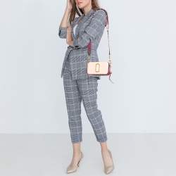 Marc Jacobs Tri Color Leather Snapshot Camera Crossbody Bag