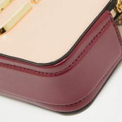 Marc Jacobs Tri Color Leather Snapshot Camera Crossbody Bag