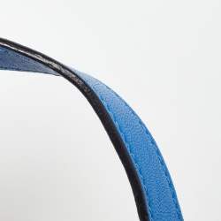 Pre Owned Marc Jacobs Blue Quilted Leather Flap Shoulder Bag