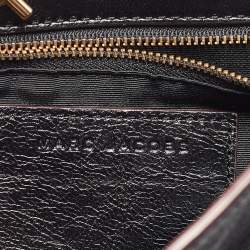 Marc Jacobs Black Glossy Leather Chain Strap Backpack