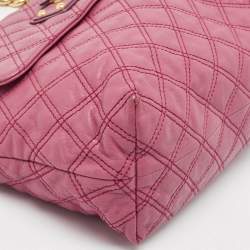 Marc Jacobs Pink Quilted Leather Day To Night Single Shoulder Bag